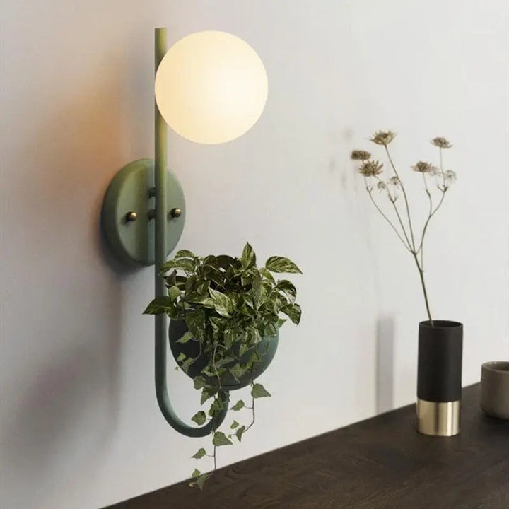 Savoy Wall Lamp, Planter & Storage - Stem & Sill