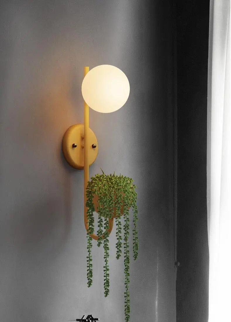 Savoy Wall Lamp, Planter & Storage - Stem & Sill