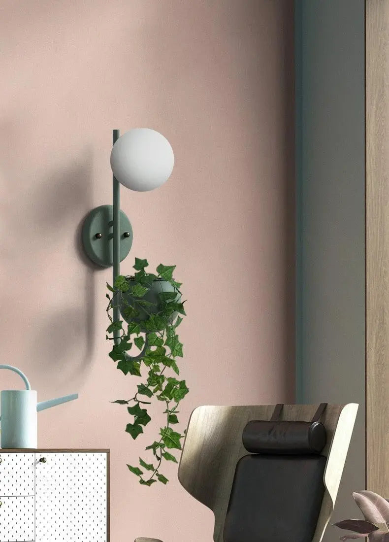 Savoy Wall Lamp, Planter & Storage - Stem & Sill