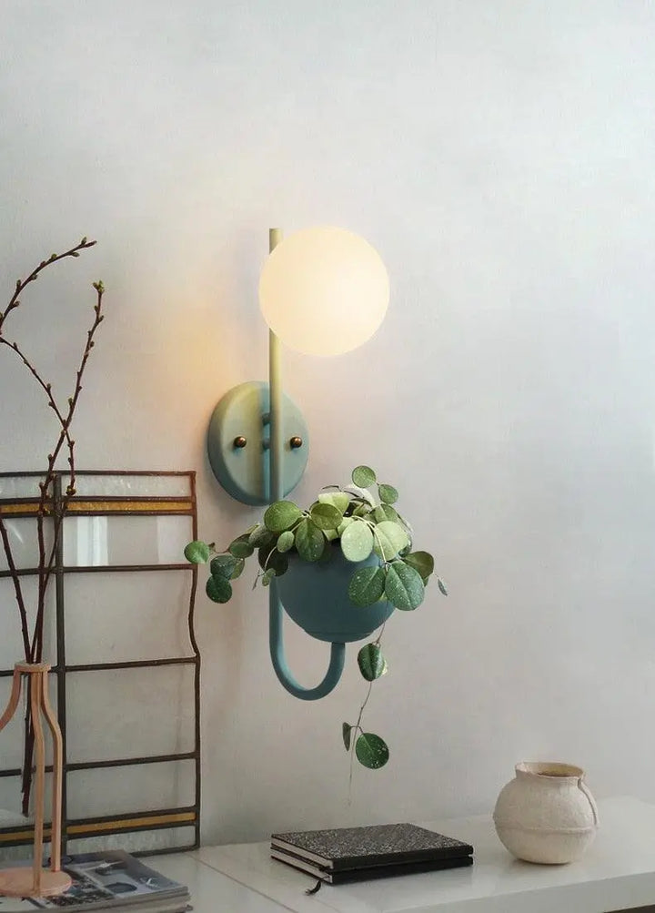 Savoy Wall Lamp, Planter & Storage - Stem & Sill