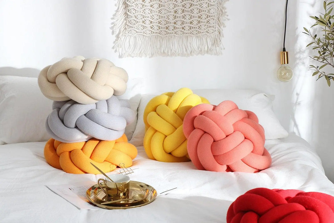 Six Twist Cotton Pillow - Stem & Sill