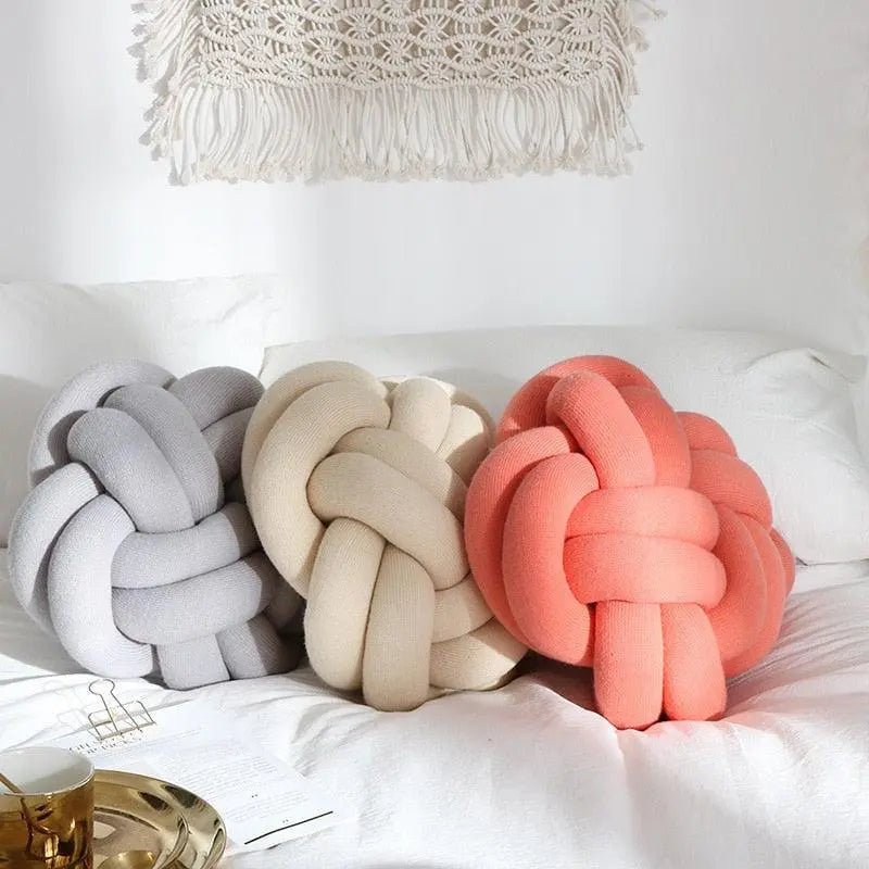 Six Twist Cotton Pillow - Stem & Sill