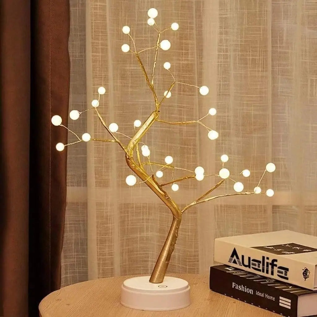 Spirit Tree of Light LED Table Lamp - Stem & Sill