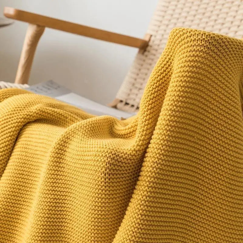 Tabitha Knitted Throw Blankets - Stem & Sill