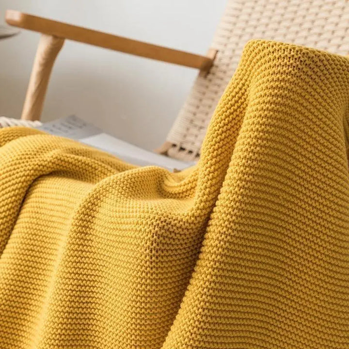 Tabitha Knitted Throw Blankets - Stem & Sill