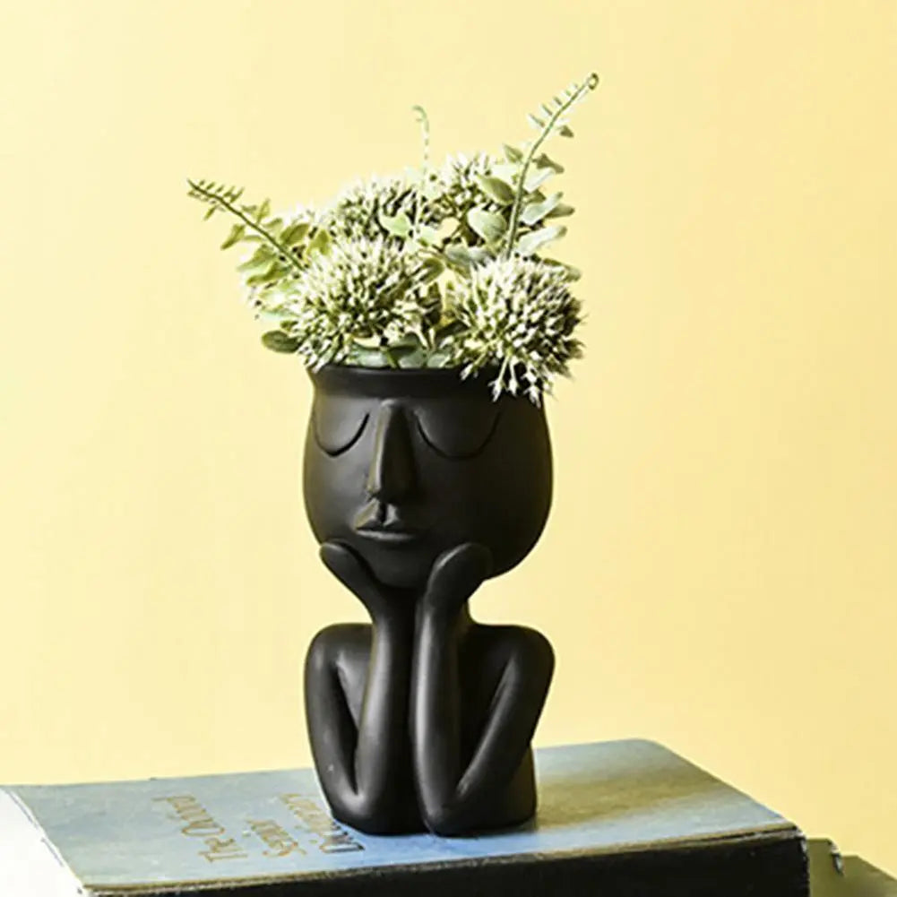 Thinking Face Ceramic Planter - Stem & Sill