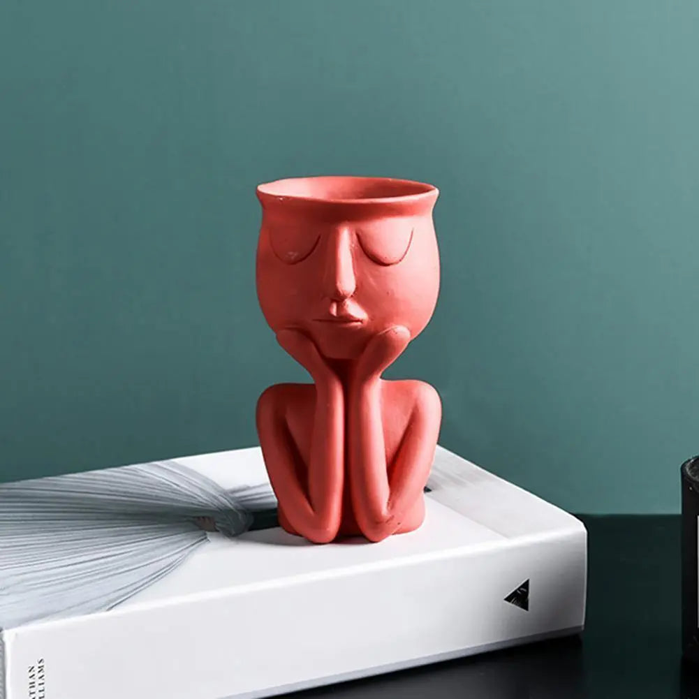 Thinking Face Ceramic Planter - Stem & Sill