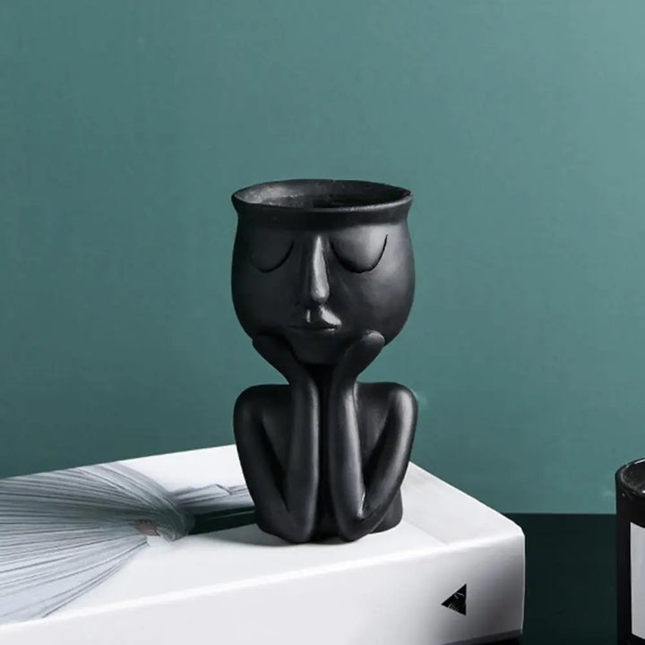 Thinking Face Ceramic Planter - Stem & Sill