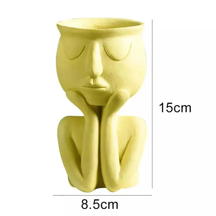 Thinking Face Ceramic Planter - Stem & Sill