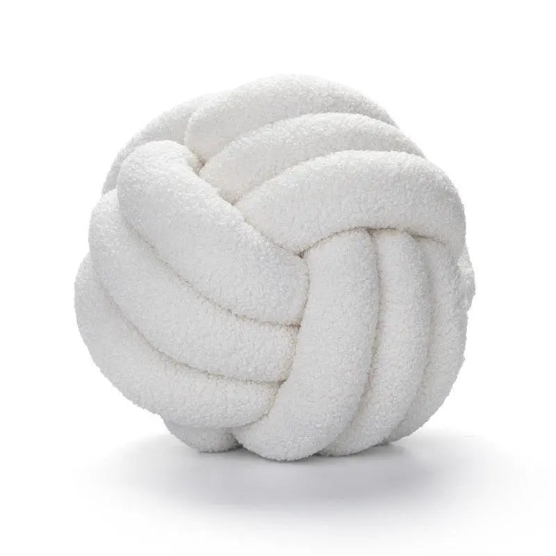 Triple Knot Cotton Fleece Pillow - Stem & Sill