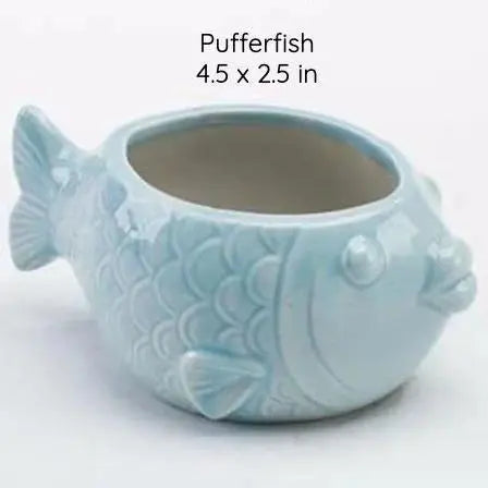 Under the Sea Succulent Planters Pufferfish - Stem & Sill