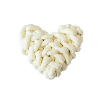 Valentine Heart Chunky Knot Throw Pillow Cushion - Stem & Sill