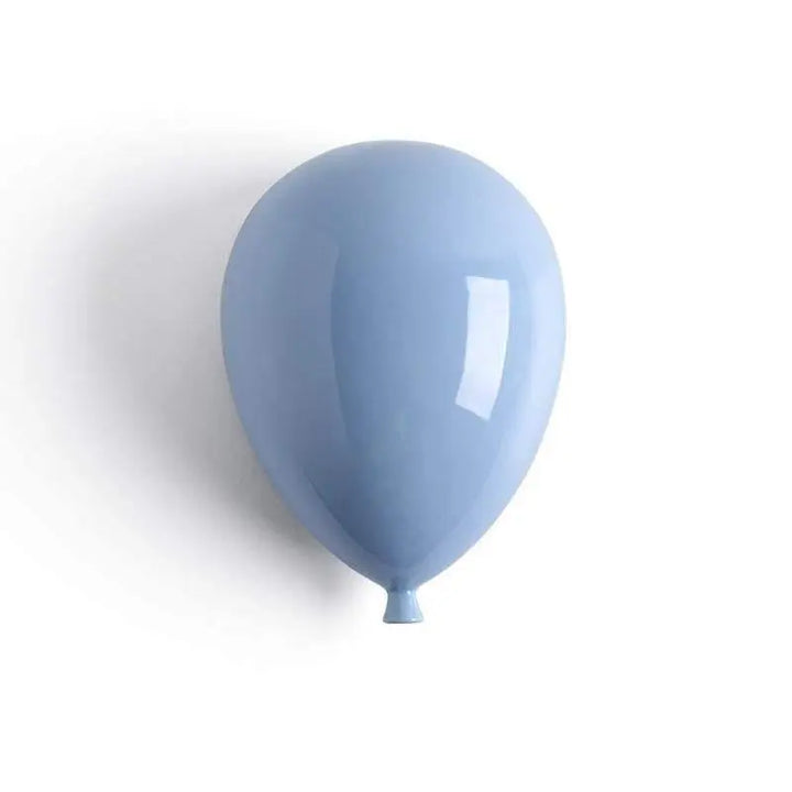 Wall-Hanging Ceramic Balloons LightSkyBlue - Stem & Sill