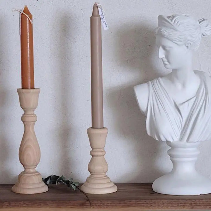 Wooden Taper Candle Holders - Stem & Sill