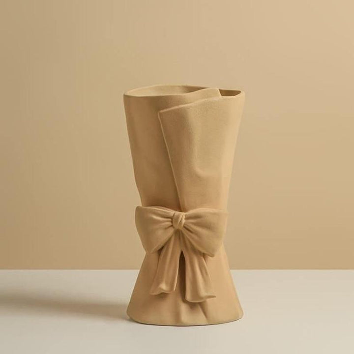 Ceramic Bowknot Vase - Stem & Sill