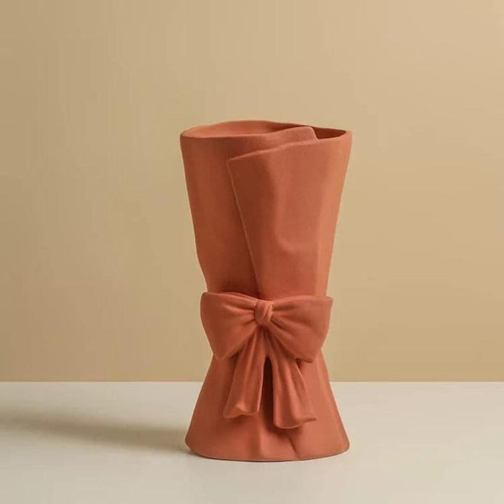 Ceramic Bowknot Vase - Stem & Sill