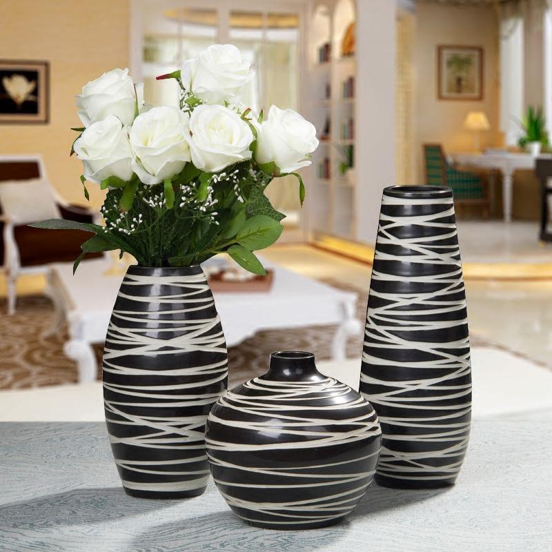 Abstract Black And White Vases - Stem & Sill