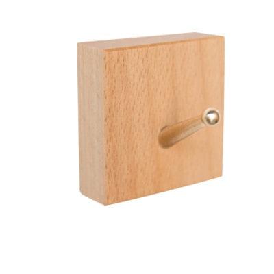  Brass Wall Hanger Hook Walnut Sienna-Beech Wheat - Stem & Sill