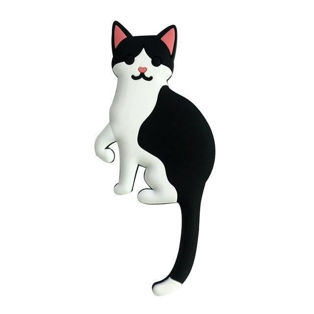  Flexible Adhesive Animal Wall Hooks Grey White Dog-Black Spotted Dog-Brown Dog-Red Spotted Dog-Dalmation-Alaskan Malamute-Grey White Cat-White Cat-Black White Cat-Bird - Stem & Sill