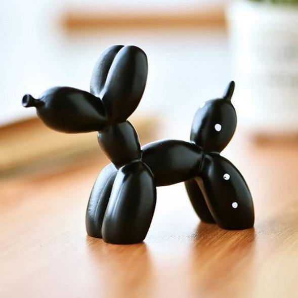 Balloon Dog Statue Figurine Black - Stem & Sill