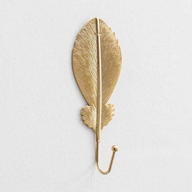  Nature's Leaves Metal Wall Hooks Gold / Willow-Gold / Magnolia-Gold / Alder-Gold / Ginkgo-Gold / Palm-Gold / Saratoga-PowderBlue / Willow-PowderBlue / Magnolia-PowderBlue / Alder-PowderBlue / Ginkgo - Stem & Sill