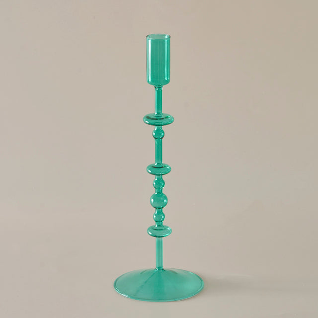 Tall Decorative Glass Taper Candle Holders - Stem & Sill