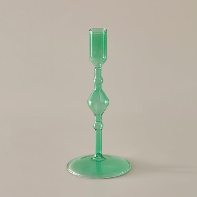 Tall Decorative Glass Taper Candle Holders - Stem & Sill