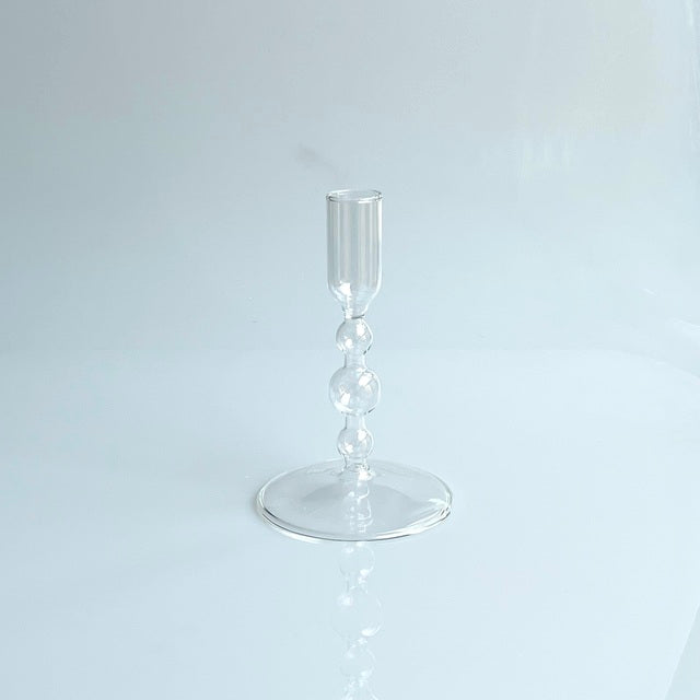 Tall Decorative Glass Taper Candle Holders - Stem & Sill